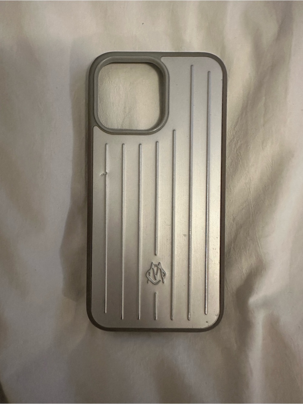 RIMOWA Silver Metallic Phone Case Replica